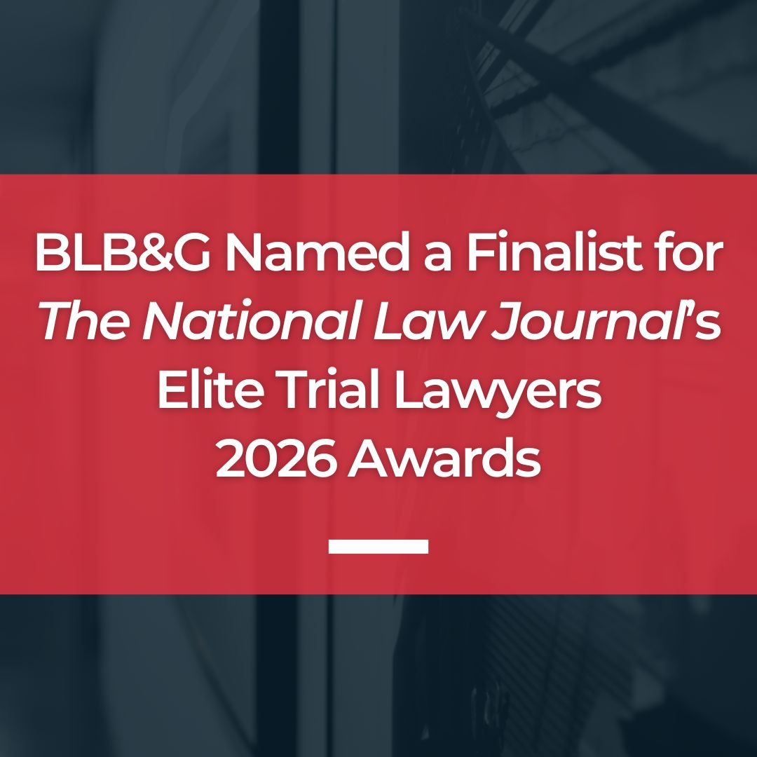 BLB&G Named a Finalist for <em>The National Law Journal</em>’s Elite Trial Lawyers 2026 Awards